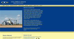 Desktop Screenshot of columbiagrain.com